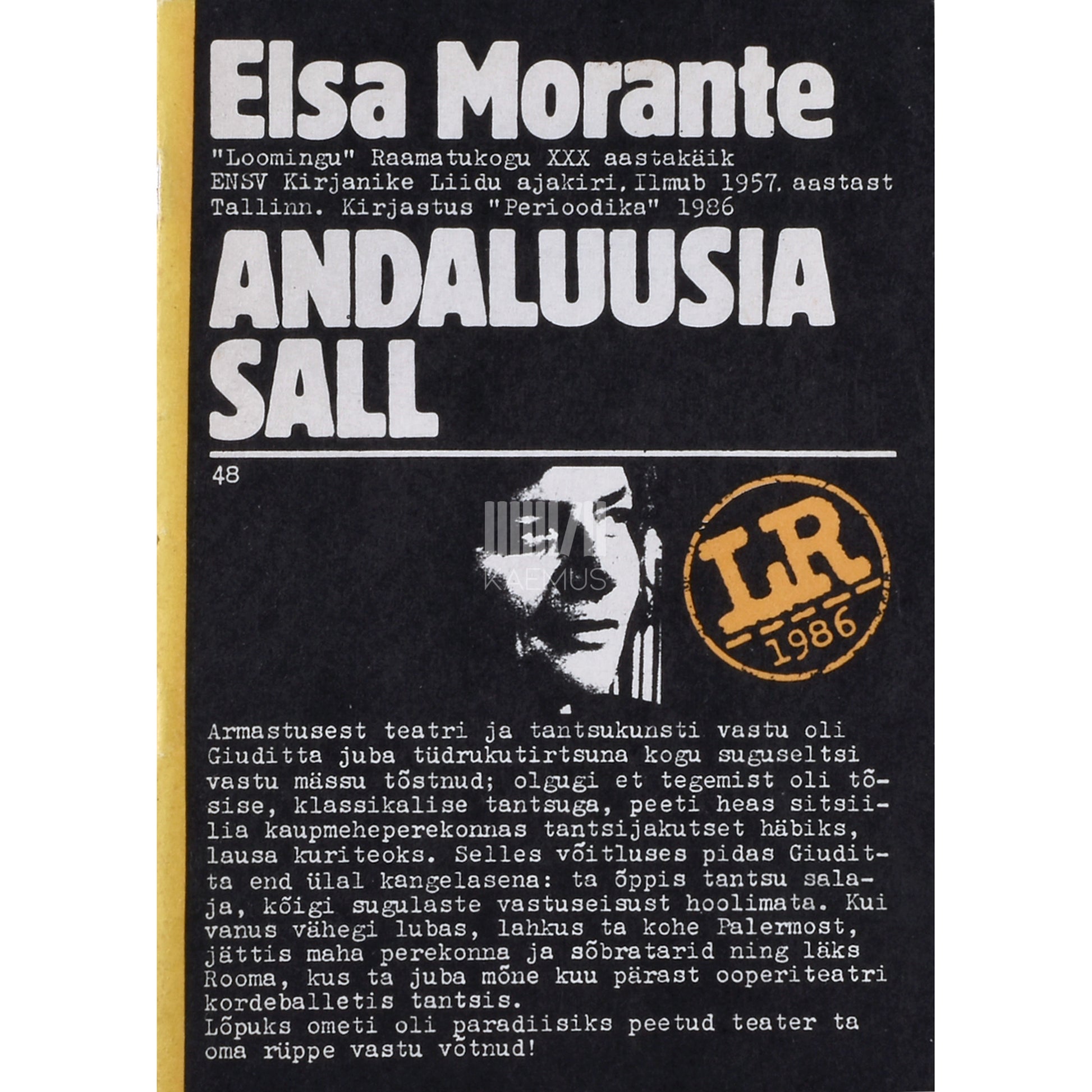 Elsa Morante. Andaluusia sall