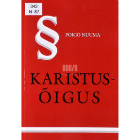 Poigo Nuuma Karistusõigus. Eriosa. Õppevahend