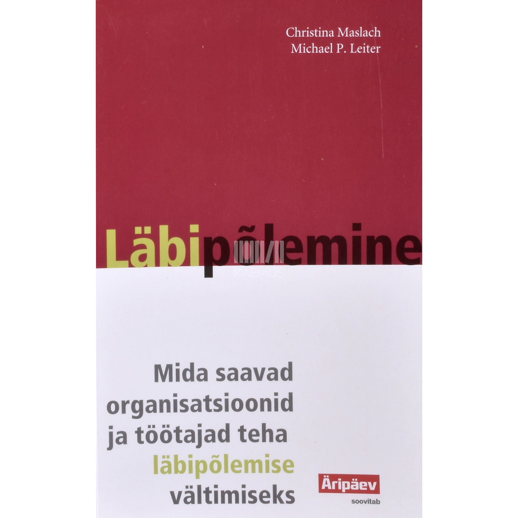 Michael P. Leiter, Christina Maslach Läbipõlemine