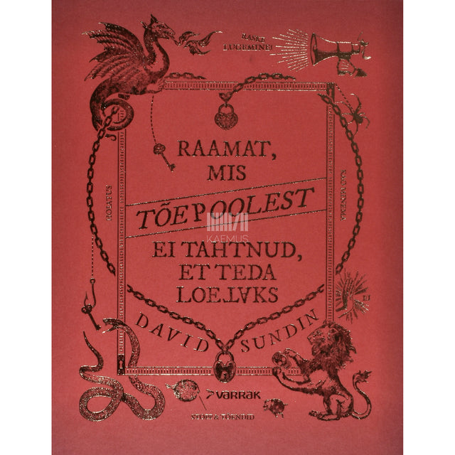 David Sundin. Raamat, mis tõepoolest ei tahtnud, et teda loetaks