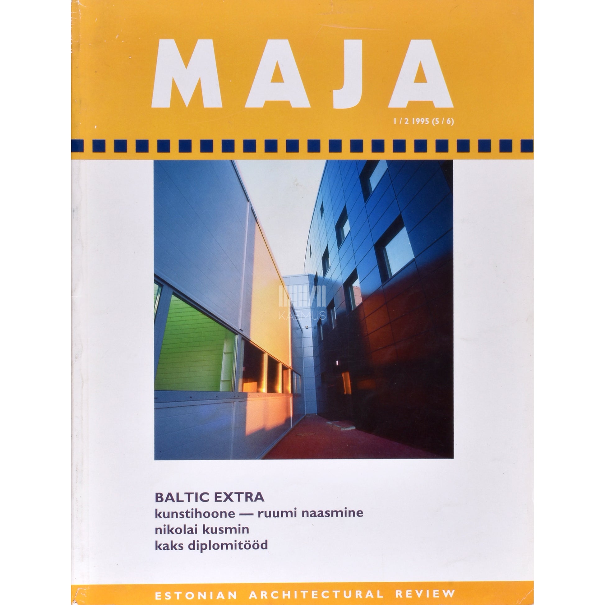 Arhitektuuriajakiri MAJA 1-2/1995