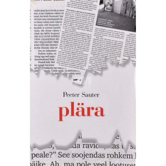 Peeter Sauter. Plära. Artiklid ja vestlused