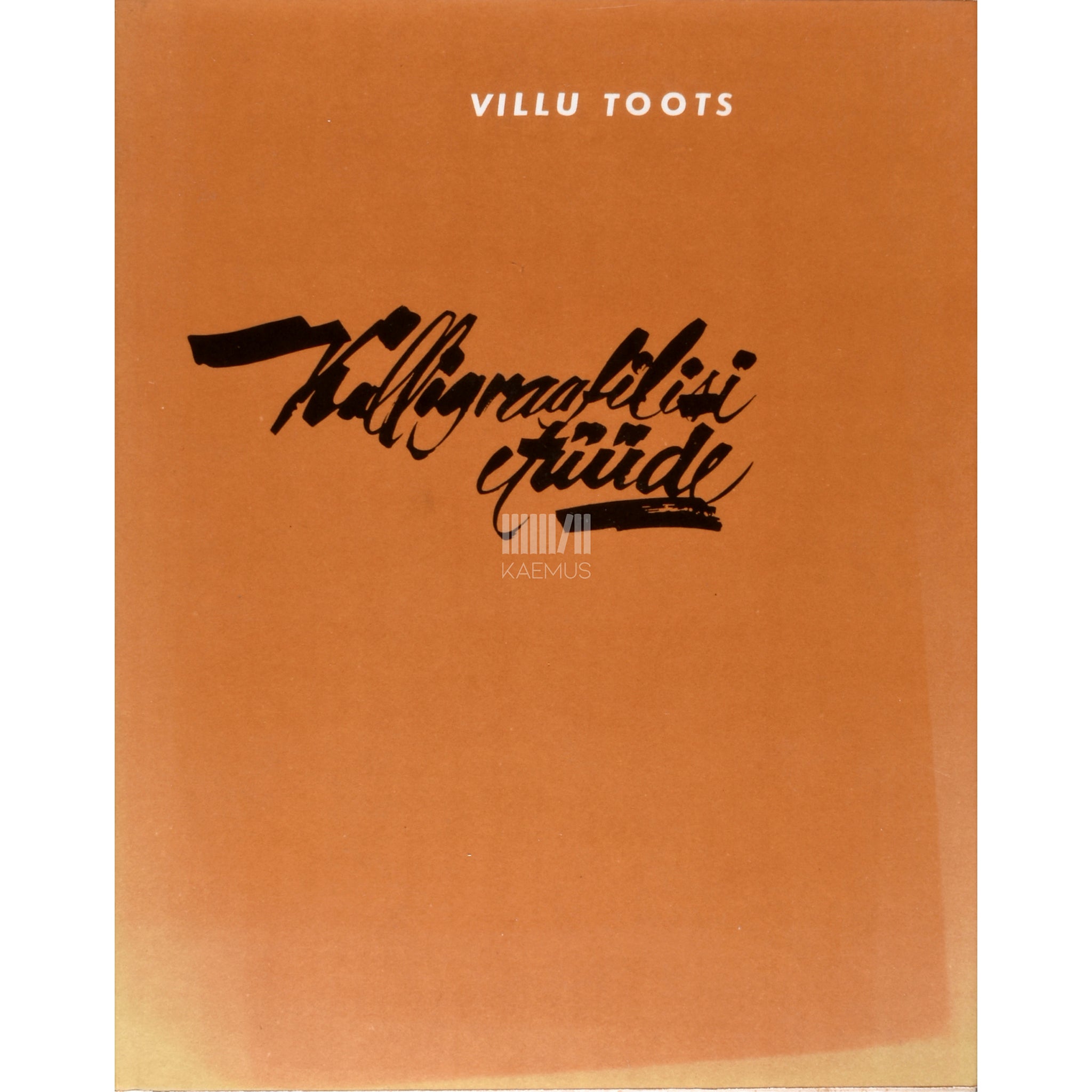 Villu Toots Kalligraafilisi etüüde