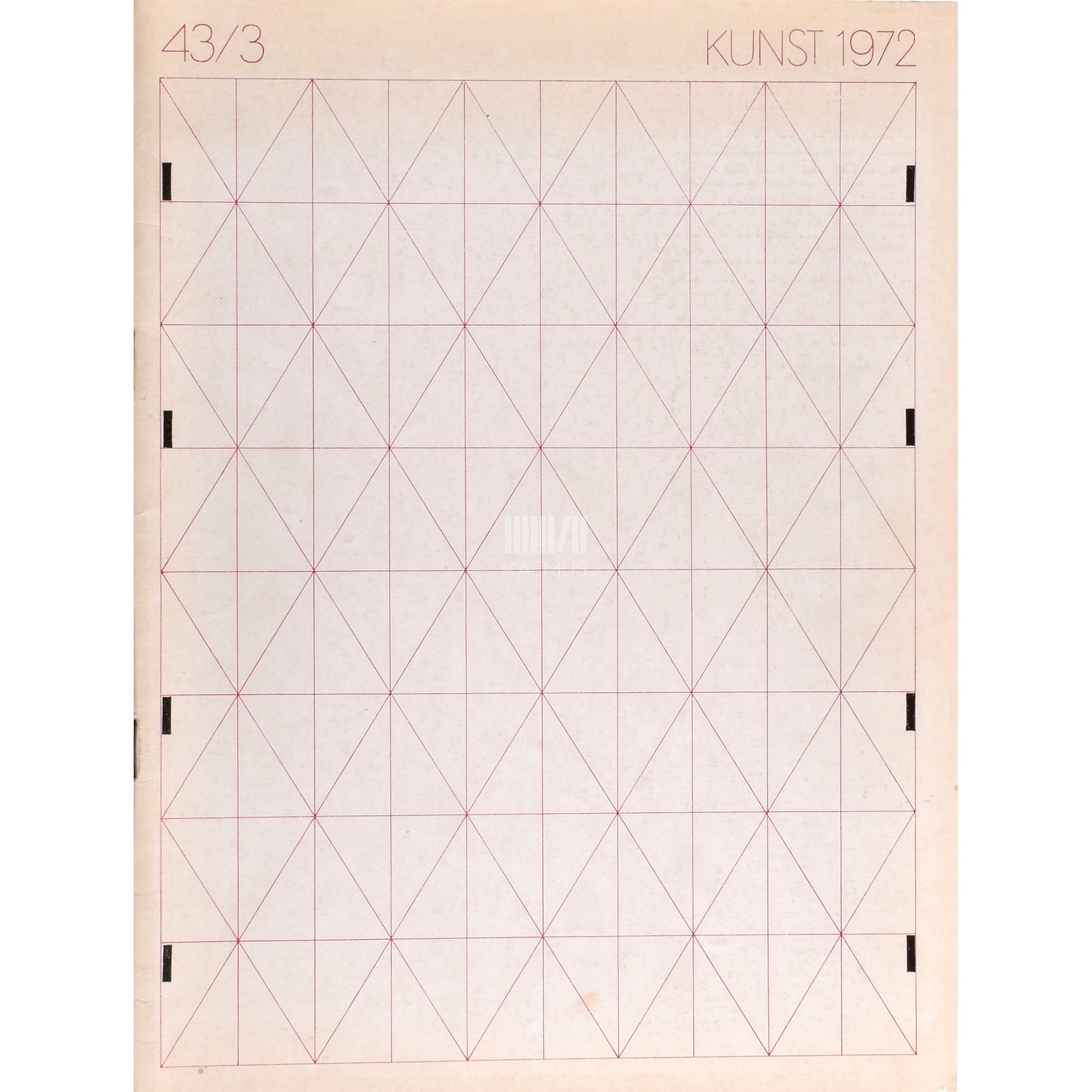 Kaemus Kunst 43/3 1972