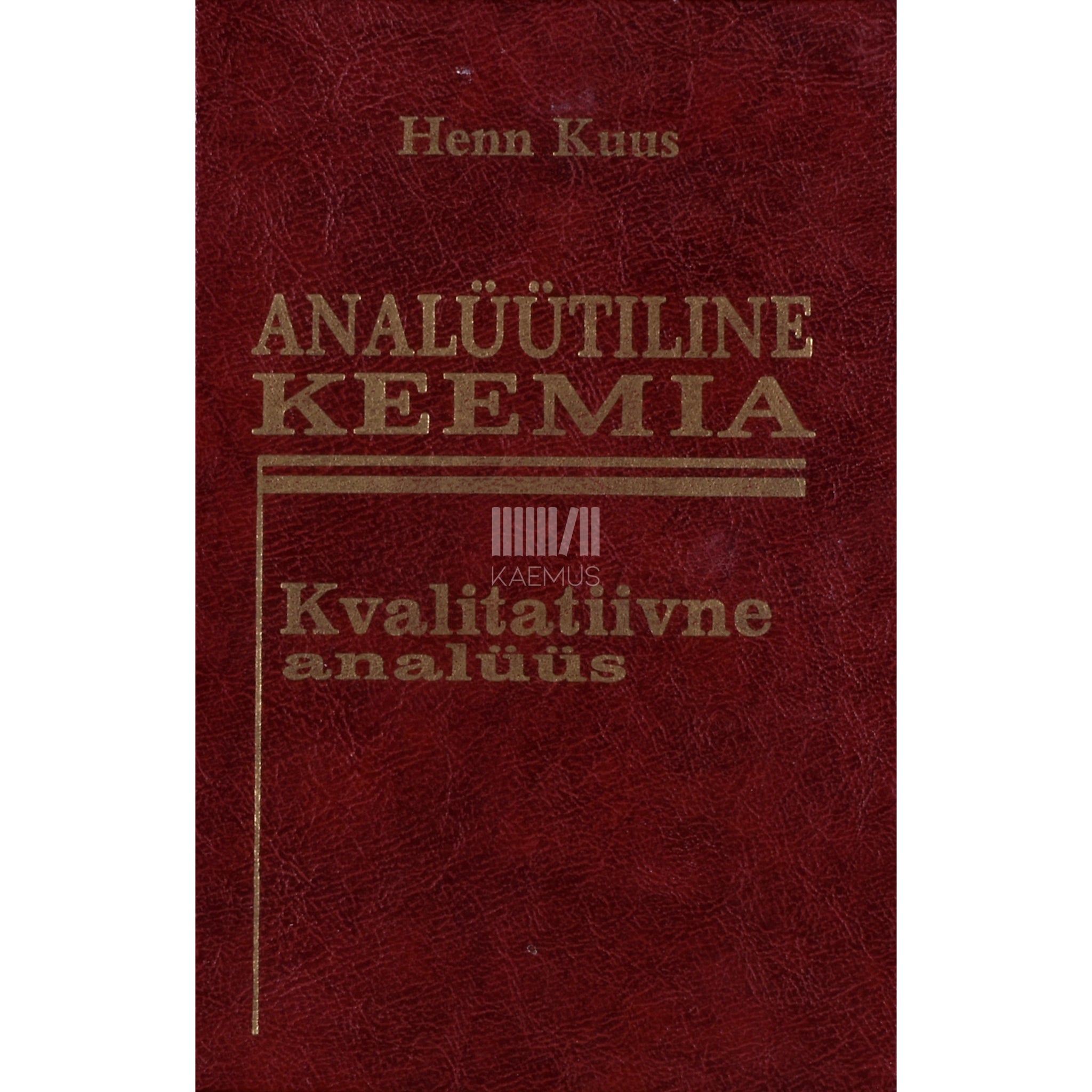 Henn Kuus Analüütiline keemia