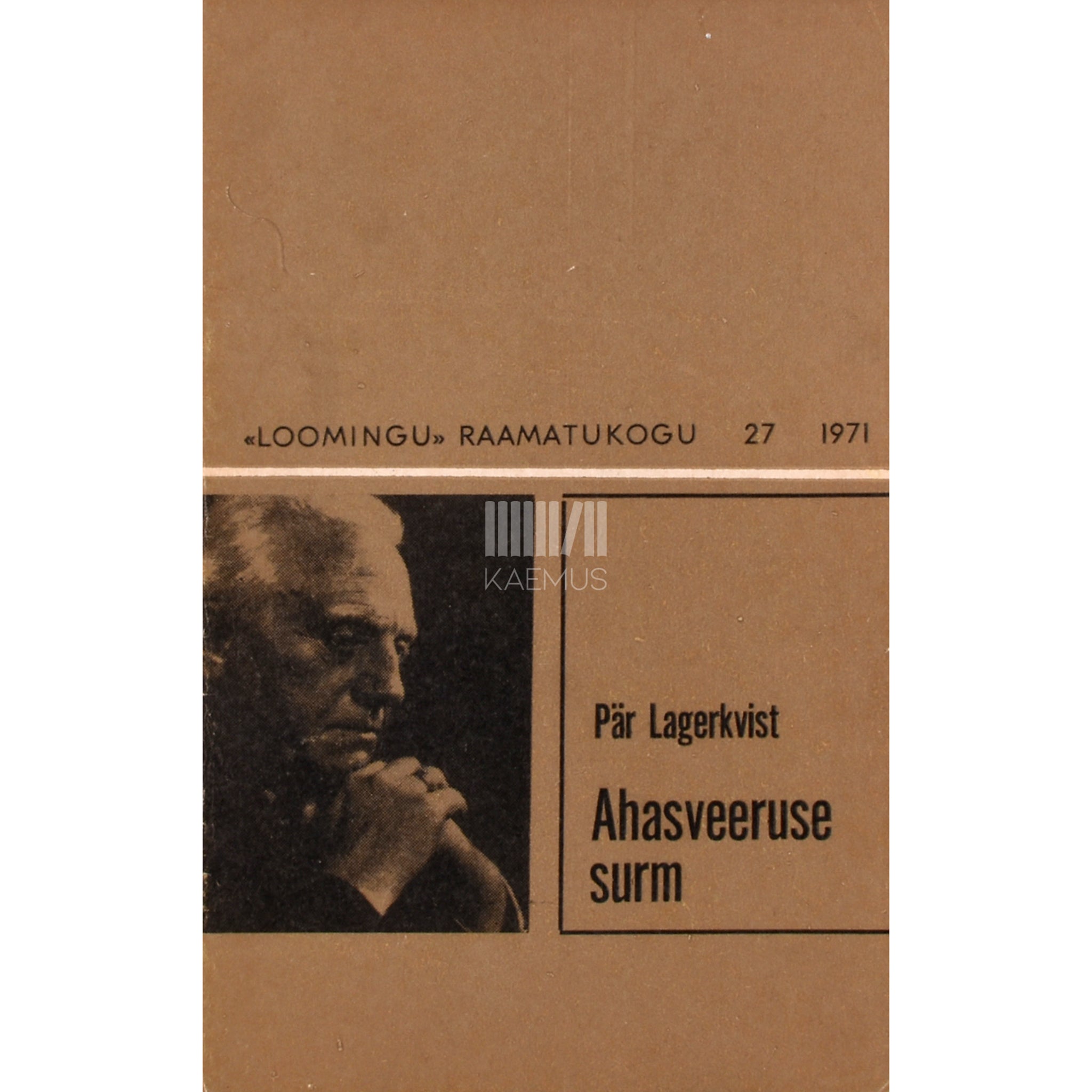 Pär Lagerkvist Ahasveeruse surm