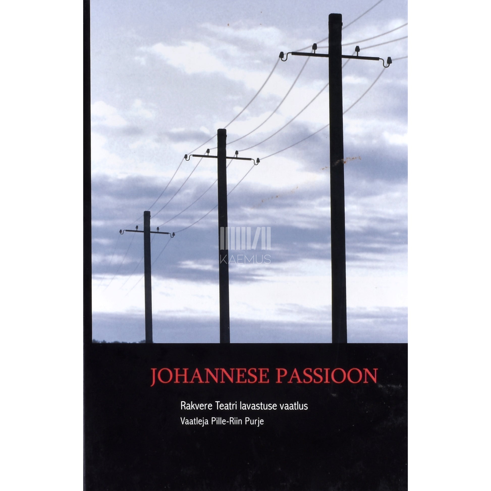 Pille-Riin Purje. Johannese passioon