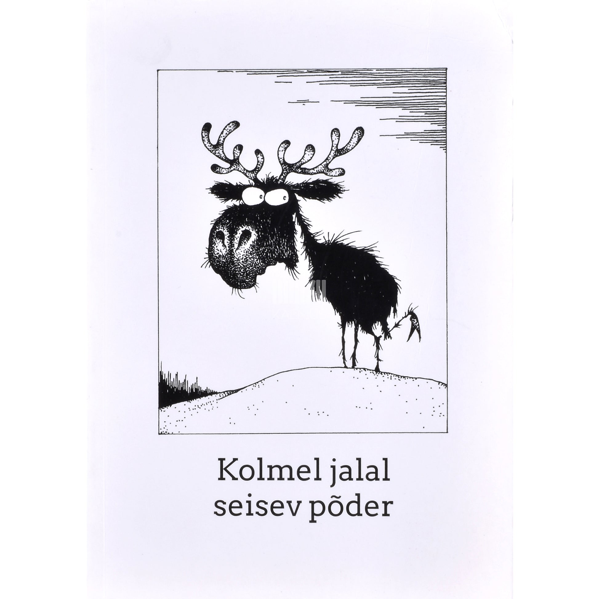 Ints. Kolmel jalal seisev põder