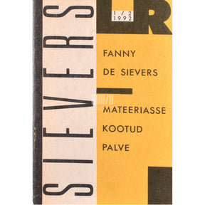 Fanny de Sivers Mateeriasse kootud palve. Esseid