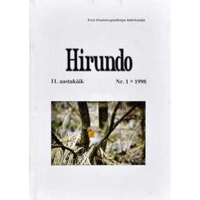 Kaemus Eesti Ornitoloogiaühingu ajakiri Hirundo 1/1998