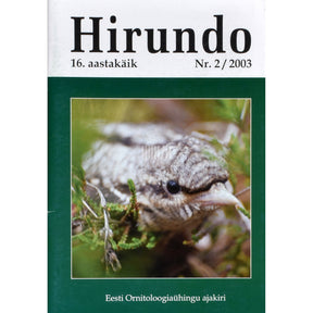 Kaemus Eesti Ornitoloogiaühingu ajakiri Hirundo 2/2003
