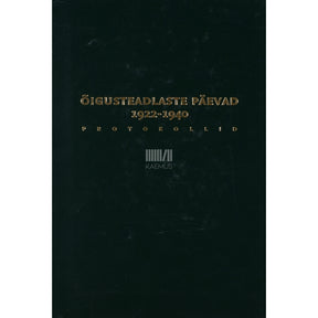 Kaemus Eesti õigusteadlaste päevad 1922-1940