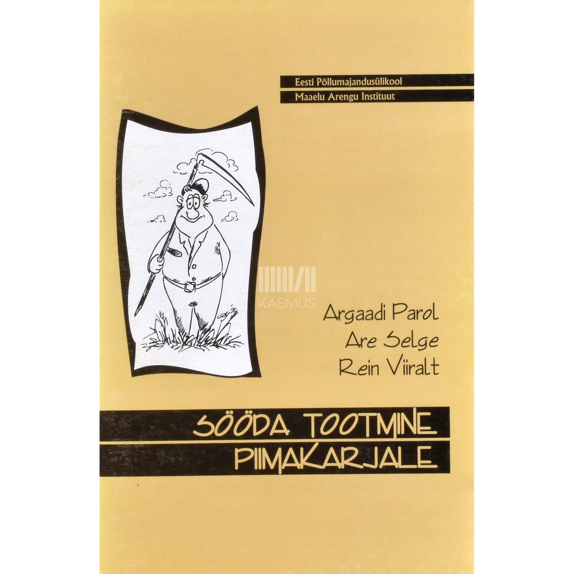 Argaadi Parol. Sööda tootmine piimakarjale