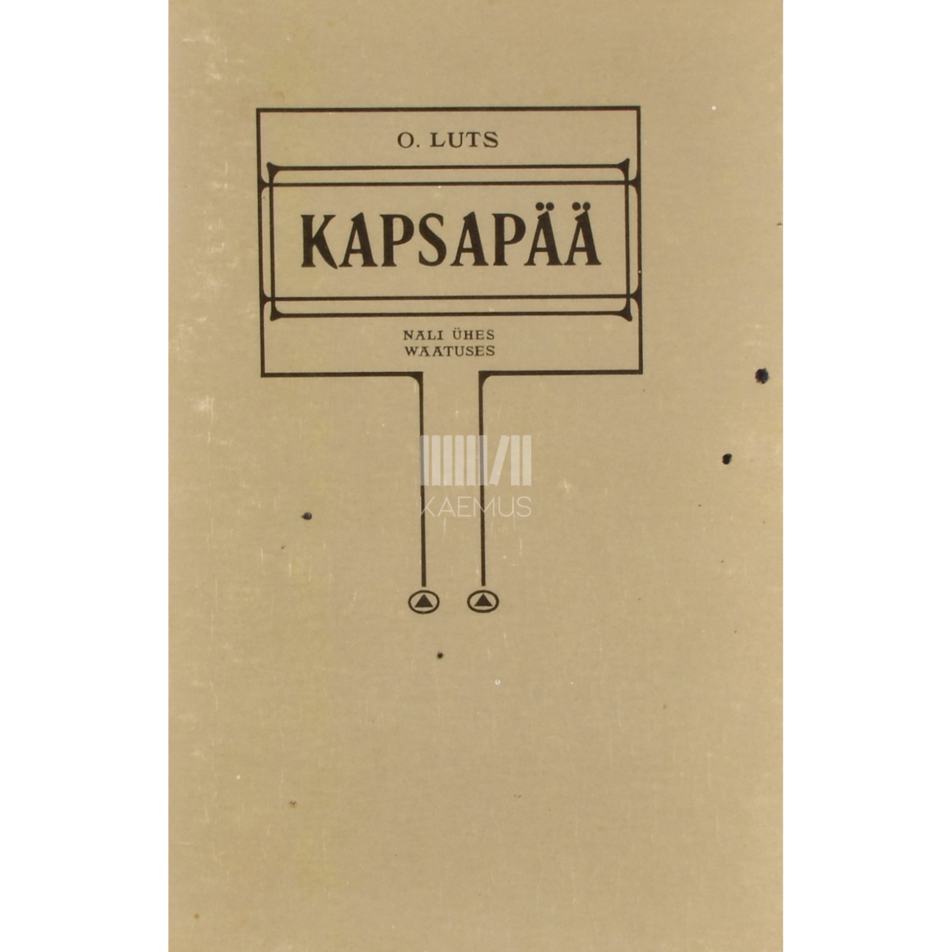 Oskar Luts. Kapsapää