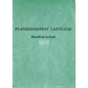 Kaemus Planeerimisest lasteaias