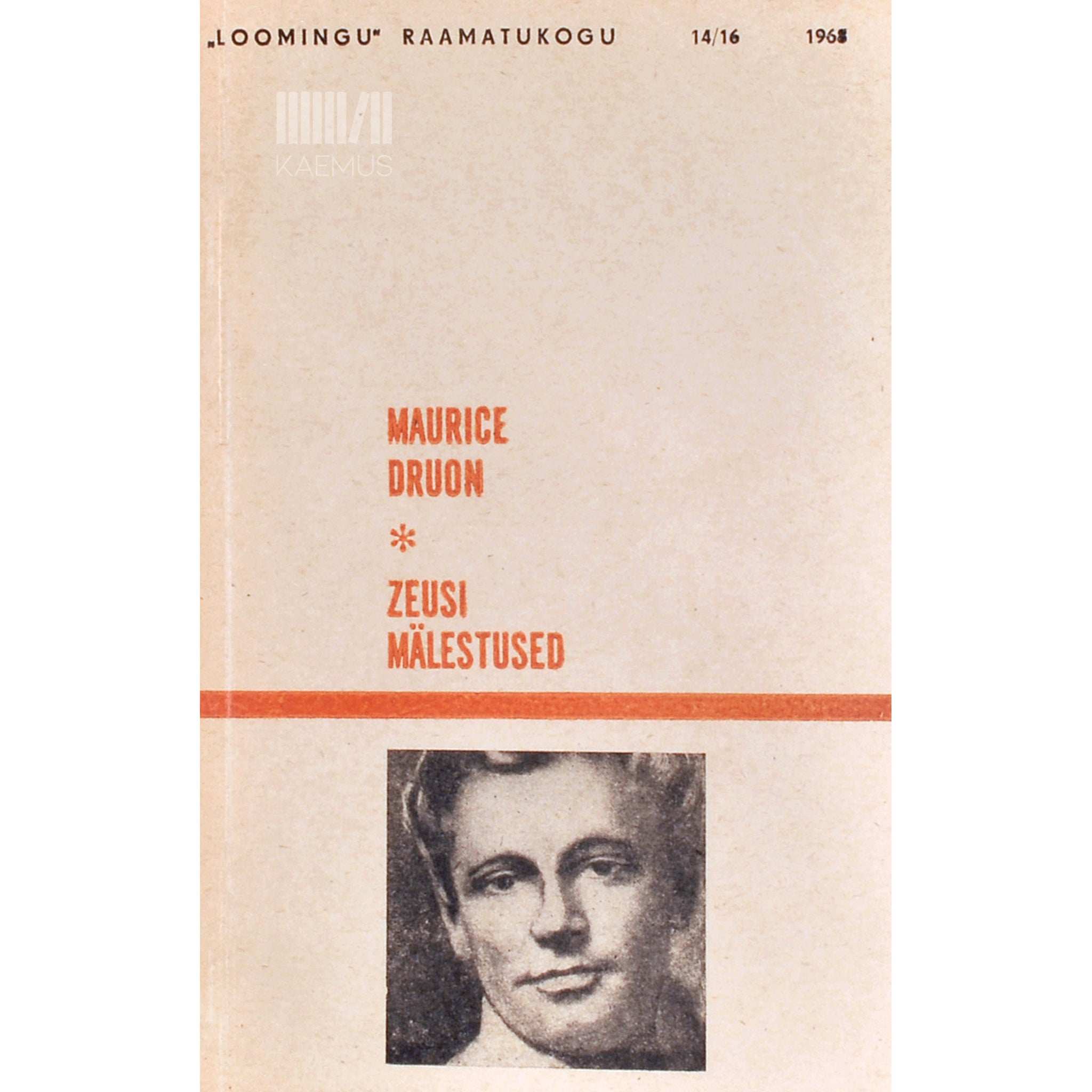 Maurice Druon Zeusi mälestused