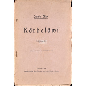 Jakob Liiv Kõrbelõwi