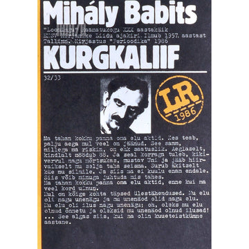 Mihály Babits - Kurgkaliif